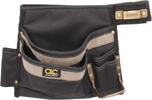 CLC - 46" Max Waste Tool Belt - 6 Pocket, 2" Wide, Tan/Black, Polyester - A1 Tooling