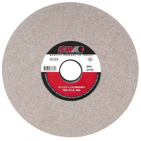 Camel Grinding Wheels - 14" Diam x 5" Hole x 2" Thick, K Hardness, 60 Grit Surface Grinding Wheel - A1 Tooling