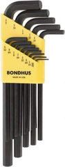 Bondhus - 13 Piece L-Key Hex Key Set - Hex Range 0.05 to 3/8" - A1 Tooling