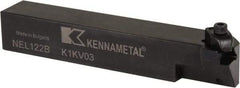 Kennametal - Internal/External Thread, Left Hand Cut, 3/4" Shank Width x 3/4" Shank Height Indexable Threading Toolholder - 4-1/2" OAL, N.2R Insert Compatibility, NE Toolholder, Series Top Notch - A1 Tooling