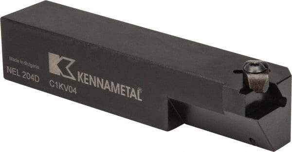 Kennametal - Internal/External Thread, Left Hand Cut, 1-1/4" Shank Width x 1-1/4" Shank Height Indexable Threading Toolholder - 6" OAL, N.4R Insert Compatibility, NE Toolholder, Series Top Notch - A1 Tooling