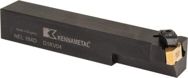 Kennametal - Internal/External Thread, Left Hand Cut, 1" Shank Width x 1" Shank Height Indexable Threading Toolholder - 6" OAL, N.4R Insert Compatibility, NE Toolholder, Series Top Notch - A1 Tooling