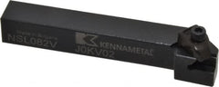 Kennametal - Internal/External Thread, Left Hand Cut, 1/2" Shank Width x 1/2" Shank Height Indexable Threading Toolholder - 3-1/2" OAL, N.2L Insert Compatibility, NS Toolholder, Series Top Notch - A1 Tooling