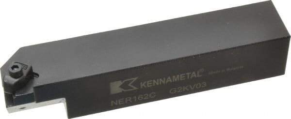 Kennametal - Internal/External Thread, Right Hand Cut, 1" Shank Width x 1" Shank Height Indexable Threading Toolholder - 5" OAL, N.2L Insert Compatibility, NE Toolholder, Series Top Notch - A1 Tooling