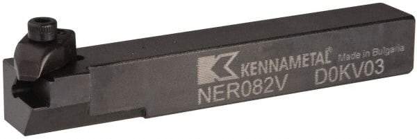 Kennametal - Internal/External Thread, Right Hand Cut, 1/2" Shank Width x 1/2" Shank Height Indexable Threading Toolholder - 3-1/2" OAL, N.2L Insert Compatibility, NE Toolholder, Series Top Notch - A1 Tooling