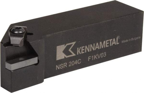 Kennametal - Internal/External Thread, Right Hand Cut, 1-1/4" Shank Width x 1-1/4" Shank Height Indexable Threading Toolholder - 5" OAL, N.4R Insert Compatibility, NS Toolholder, Series Top Notch - A1 Tooling