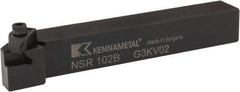 Kennametal - External Thread, Right Hand Cut, 5/8" Shank Width x 5/8" Shank Height Indexable Threading Toolholder - 4-1/2" OAL, N.2R Insert Compatibility, NS Toolholder, Series Top Notch - A1 Tooling