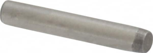 Made in USA - 1/16" Diam x 3/8" Pin Length 416 Stainless Steel Precision Dowel Pin - Passivated Finish, C 36-42 Hardness, 2 Beveled End - A1 Tooling