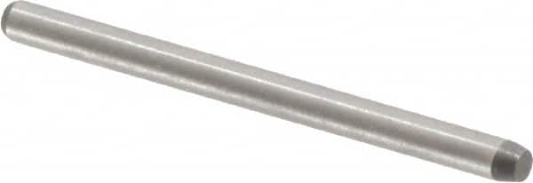 Made in USA - 1/16" Diam x 7/8" Pin Length 416 Stainless Steel Precision Dowel Pin - Passivated Finish, C 36-42 Hardness, 2 Beveled End - A1 Tooling