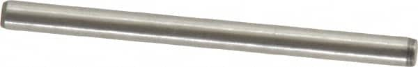 Made in USA - 3/32" Diam x 1-1/4" Pin Length 416 Stainless Steel Precision Dowel Pin - Passivated Finish, C 36-42 Hardness, 2 Beveled End - A1 Tooling