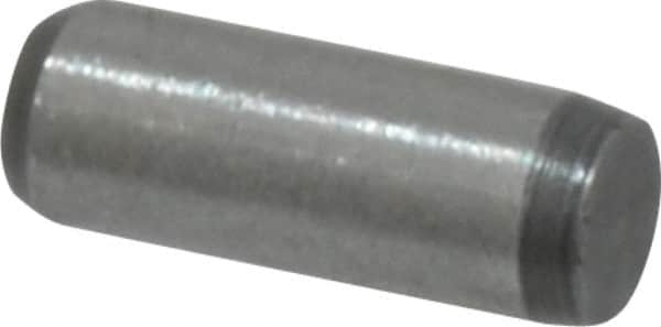 Made in USA - 3/32" Diam x 1/4" Pin Length 416 Stainless Steel Precision Dowel Pin - Passivated Finish, C 36-42 Hardness, 2 Beveled End - A1 Tooling