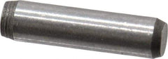 Made in USA - 3/32" Diam x 3/8" Pin Length 416 Stainless Steel Precision Dowel Pin - Passivated Finish, C 36-42 Hardness, 2 Beveled End - A1 Tooling