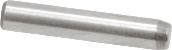 Made in USA - 3/32" Diam x 1/2" Pin Length 416 Stainless Steel Precision Dowel Pin - Passivated Finish, C 36-42 Hardness, 2 Beveled End - A1 Tooling