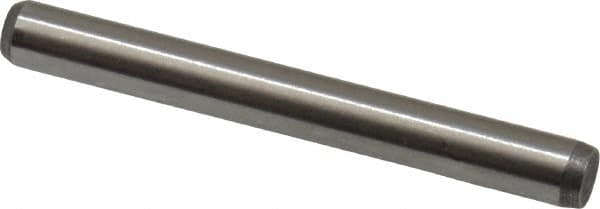 Made in USA - 1/8" Diam x 1-1/8" Pin Length 416 Stainless Steel Precision Dowel Pin - Passivated Finish, C 36-42 Hardness, 2 Beveled End - A1 Tooling