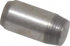 Made in USA - 1/8" Diam x 1/4" Pin Length 416 Stainless Steel Precision Dowel Pin - Passivated Finish, C 36-42 Hardness, 2 Beveled End - A1 Tooling