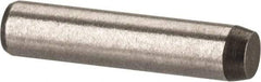 Made in USA - 1/8" Diam x 9/16" Pin Length 416 Stainless Steel Precision Dowel Pin - Passivated Finish, C 36-42 Hardness, 2 Beveled End - A1 Tooling