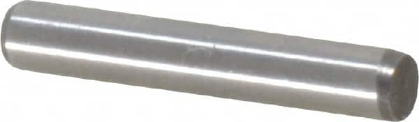 Made in USA - 1/8" Diam x 3/4" Pin Length 416 Stainless Steel Precision Dowel Pin - Passivated Finish, C 36-42 Hardness, 2 Beveled End - A1 Tooling