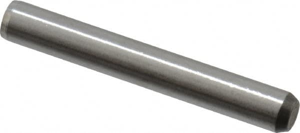 Made in USA - 5/32" Diam x 1-1/8" Pin Length 416 Stainless Steel Precision Dowel Pin - Passivated Finish, C 36-42 Hardness, 2 Beveled End - A1 Tooling