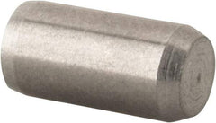 Made in USA - 3/16" Diam x 3/8" Pin Length 416 Stainless Steel Precision Dowel Pin - Passivated Finish, C 36-42 Hardness, 2 Beveled End - A1 Tooling