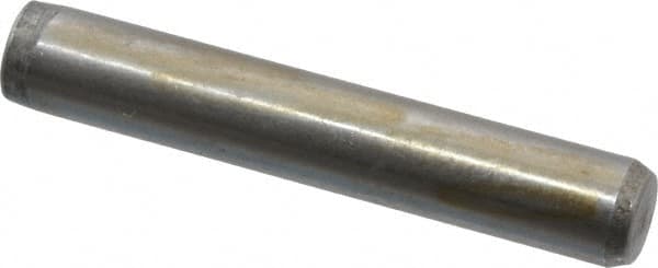 Made in USA - 1/4" Diam x 1-1/2" Pin Length 416 Stainless Steel Precision Dowel Pin - Passivated Finish, C 36-42 Hardness, 2 Beveled End - A1 Tooling