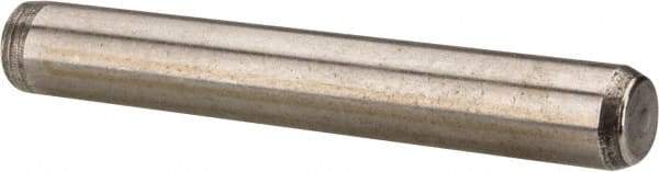 Made in USA - 1/4" Diam x 1-3/4" Pin Length 416 Stainless Steel Precision Dowel Pin - Passivated Finish, C 36-42 Hardness, 2 Beveled End - A1 Tooling