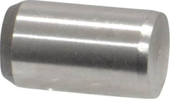 Made in USA - 1/4" Diam x 7/16" Pin Length 416 Stainless Steel Precision Dowel Pin - Passivated Finish, C 36-42 Hardness, 2 Beveled End - A1 Tooling