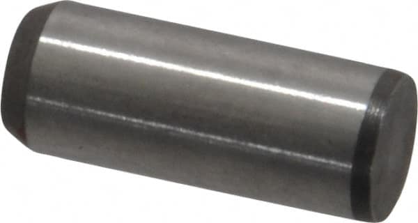 Made in USA - 1/4" Diam x 5/8" Pin Length 416 Stainless Steel Precision Dowel Pin - Passivated Finish, C 36-42 Hardness, 2 Beveled End - A1 Tooling