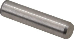 Made in USA - 5/16" Diam x 1-3/8" Pin Length 416 Stainless Steel Precision Dowel Pin - Passivated Finish, C 36-42 Hardness, 2 Beveled End - A1 Tooling