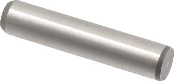 Made in USA - 5/16" Diam x 1-1/2" Pin Length 416 Stainless Steel Precision Dowel Pin - Passivated Finish, C 36-42 Hardness, 2 Beveled End - A1 Tooling