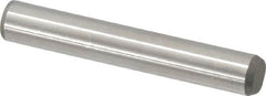 Made in USA - 5/16" Diam x 2" Pin Length 416 Stainless Steel Precision Dowel Pin - Passivated Finish, C 36-42 Hardness, 2 Beveled End - A1 Tooling