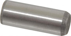 Made in USA - 3/8" Diam x 1" Pin Length 416 Stainless Steel Precision Dowel Pin - Passivated Finish, C 36-42 Hardness, 2 Beveled End - A1 Tooling