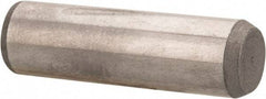 Made in USA - 3/8" Diam x 1-1/4" Pin Length 416 Stainless Steel Precision Dowel Pin - Passivated Finish, C 36-42 Hardness, 2 Beveled End - A1 Tooling