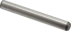 Made in USA - 3/8" Diam x 3" Pin Length 416 Stainless Steel Precision Dowel Pin - Passivated Finish, C 36-42 Hardness, 2 Beveled End - A1 Tooling