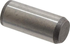 Made in USA - 3/8" Diam x 7/8" Pin Length 416 Stainless Steel Precision Dowel Pin - Passivated Finish, C 36-42 Hardness, 2 Beveled End - A1 Tooling