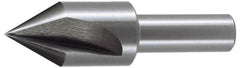 Keo - 2" Head Diam, 3/4" Shank Diam, 3 Flute 82° High Speed Steel Countersink - Bright Finish, 3-1/4" OAL, Single End, Straight Shank, Right Hand Cut - A1 Tooling