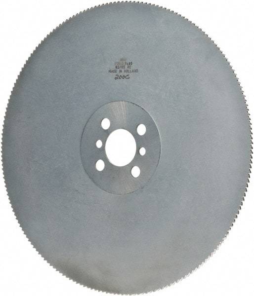 Kinkelder Saw - 350mm Blade Diam, 160 Teeth, High Speed Steel Cold Saw Blade - 40mm Arbor Hole Diam, 2.5mm Blade Thickness - A1 Tooling