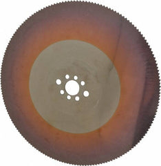 Kinkelder Saw - 350mm Blade Diam, 180 Teeth, High Speed Steel Cold Saw Blade - 32mm Arbor Hole Diam, 2.5mm Blade Thickness - A1 Tooling