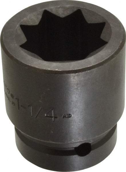 Proto - 1" Drive 1-1/4" Impact Socket - 8 Points, 2-13/16" OAL - A1 Tooling