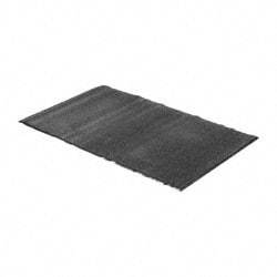 PRO-SAFE - 5 Ft. Long x 3 Ft. Wide, Poly Blended Carpet Surface, Cut Pile Entrance Matting - 3/8 Inch Thick, Indoor, Medium Traffic, Vinyl, Charcoal - A1 Tooling