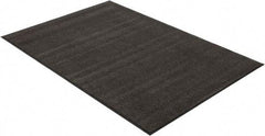 PRO-SAFE - 6 Ft. Long x 4 Ft. Wide, Poly Blended Carpet Surface, Cut Pile Entrance Matting - 3/8 Inch Thick, Indoor, Medium Traffic, Vinyl, Charcoal - A1 Tooling