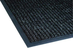 PRO-SAFE - 10 Ft. Long x 3 Ft. Wide, Poly Blended Carpet Surface, Ribbed Entrance Matting - 5/16 Inch Thick, Indoor, Medium Traffic, Vinyl, Black - A1 Tooling