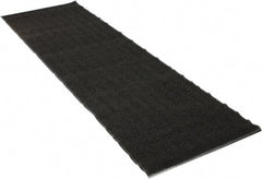 Entrance Mat: 19' Long, 3' Wide, Poly-Blended Carpet Surface Indoor, Medium-Duty Traffic, Vinyl Base, Charcoal