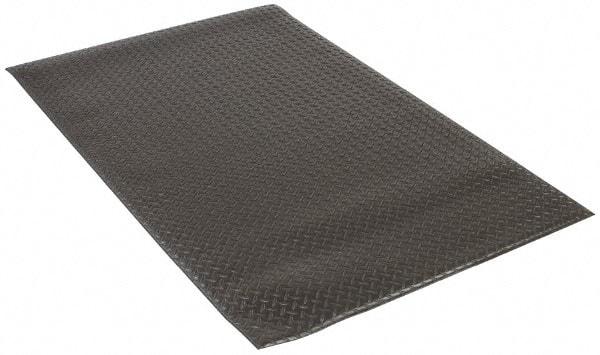 PRO-SAFE - 5' Long x 3' Wide, Dry Environment, Anti-Fatigue Matting - Black, Vinyl with Vinyl Sponge Base, Beveled on 4 Sides - A1 Tooling