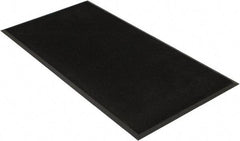 PRO-SAFE - 6 Ft. Long x 3 Ft. Wide, SBR Rubber Surface, Bristle Surface Entrance Matting - 5/8 Inch Thick, Indoor and Outdoor, SBR Rubber, Black - A1 Tooling