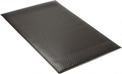 PRO-SAFE - 5' Long x 3' Wide, Dry Environment, Anti-Fatigue Matting - Black, Vinyl with Vinyl Sponge Base, Beveled on 4 Sides - A1 Tooling