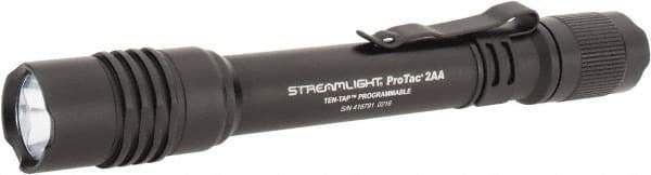 Streamlight - White LED Bulb, 250 Lumens, Industrial/Tactical Flashlight - Black Aluminum Body, 2 AA Batteries Included - A1 Tooling