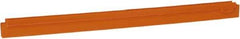 Vikan - 24" Rubber Blade Squeegee Refill - Double Edge, Orange, Plastic Holder - A1 Tooling