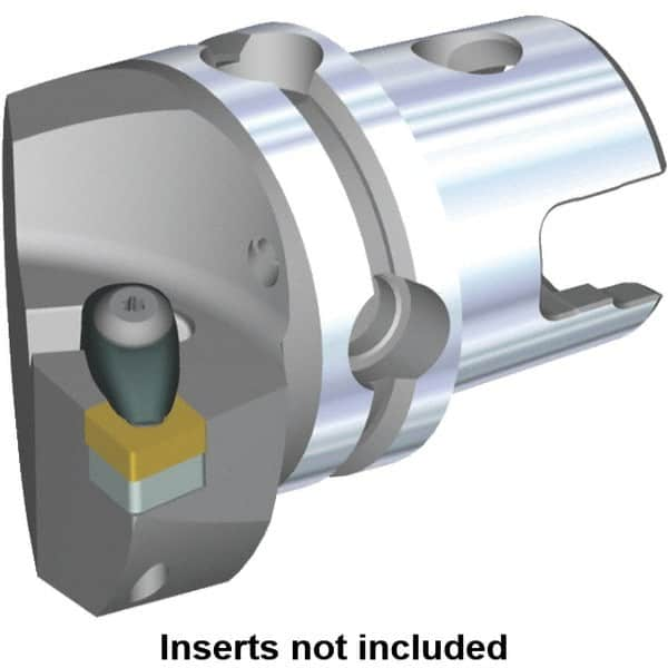 Kennametal - Left Hand Cut, Size KM40, CN.. Insert Compatiblity, Internal or External Modular Turning & Profiling Cutting Unit Head - 27mm Ctr to Cutting Edge, 45mm Head Length, Through Coolant, Series Kenclamp - A1 Tooling