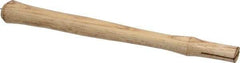 Made in USA - 14" Long Replacement Handle for Blacksmith Hammers - 1-3/16" Eye Length x 11/16" Eye Width, Hickory, Material Grade Type B - A1 Tooling