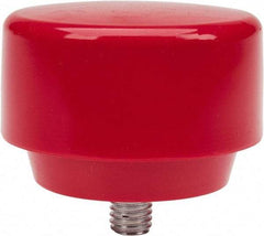 NUPLA - 3" Face Diam, Grade Medium, Red Hammer Tip/Face - Plastic - A1 Tooling